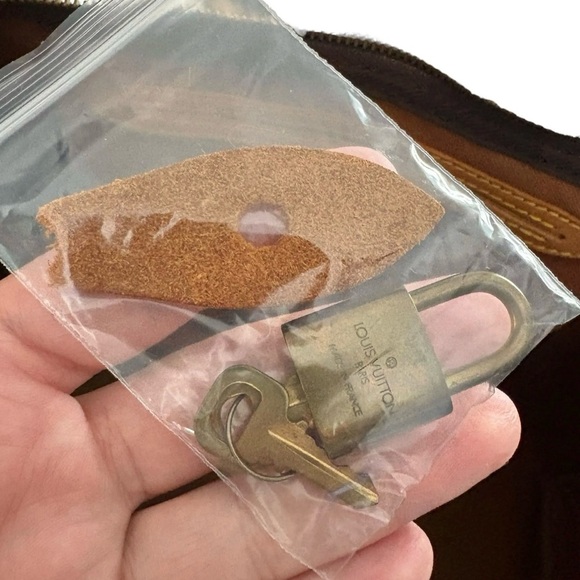 Louis Vuitton Monogram & Vachetta Leather Speedy 35 Satchel Bag - Picture 8 of 9